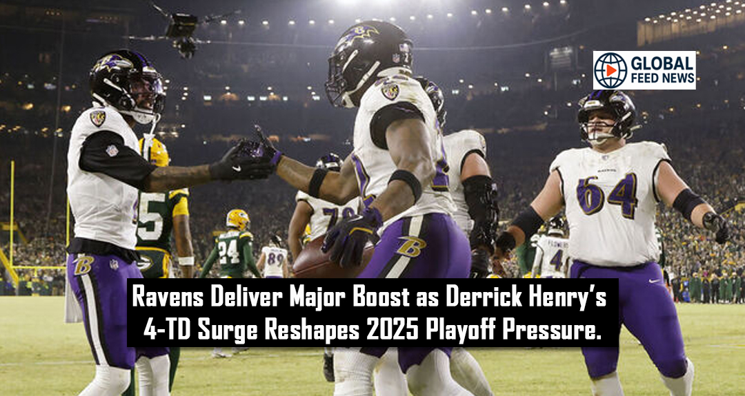 Ravens Deliver Major Boost as Derrick Henry’s 4-TD Surge Reshapes 2025 Playoff Pressure.