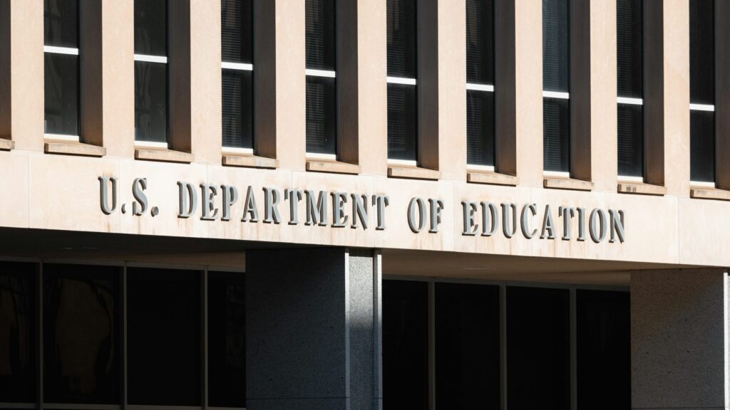 U.S. Department of Education headquarters in Washington DC