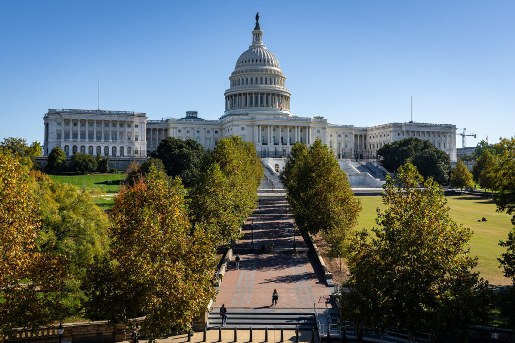 United States Capitol building in Washington DC