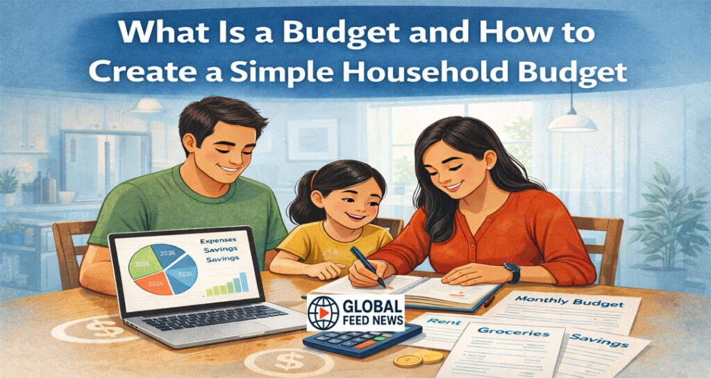 simple household budget explained for beginners